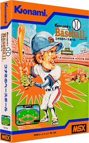 Konami's Baseball - Box - 3D Image