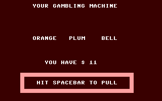 Slot Machine Version I