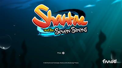 Shantae and the Seven Sirens - Screenshot - Game Title Image
