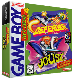 Arcade Classic No. 4: Defender / Joust - Box - 3D Image