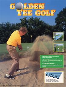 Golden Tee Golf - Advertisement Flyer - Front Image