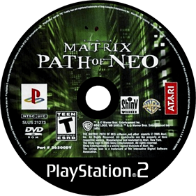 The Matrix: Path of Neo - Disc Image