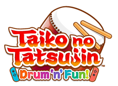 Taiko no Tatsujin: Drum 'n' Fun! - Clear Logo Image