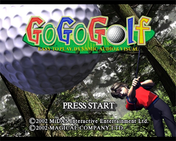 Go Go Golf - Screenshot - Game Title Image