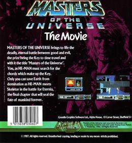 Masters of the Universe: The Movie - Box - Back Image