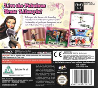 Bratz: Girlz Really Rock! - Box - Back Image