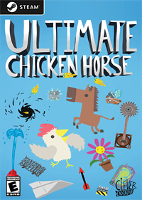 Ultimate Chicken Horse - Fanart - Box - Front