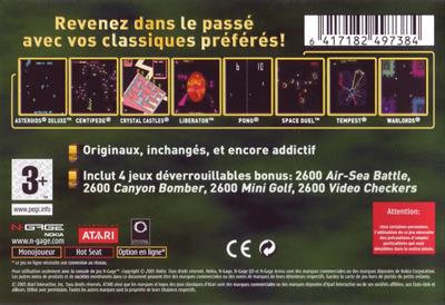 Atari Masterpieces Vol. II - Box - Back Image