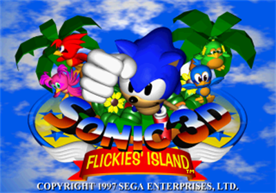 Sonic 3D Blast - Screenshot - Game Title Image