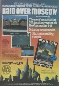 Raid Over Moscow - Advertisement Flyer - Front Image