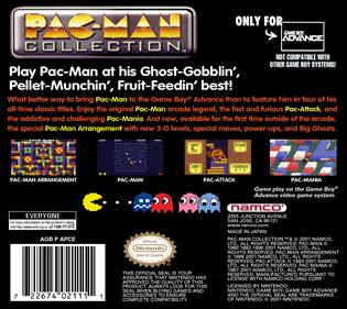 Pac-Man Collection - Box - Back - Reconstructed Image