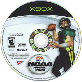 NCAA Football 2003 - Disc Image