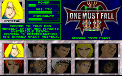 One Must Fall: 2097 - Screenshot - Game Select Image