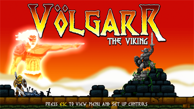 Volgarr the Viking - Screenshot - Game Title Image