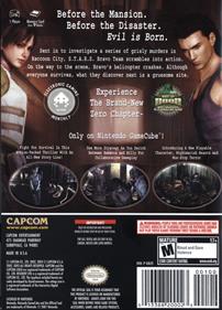 Resident Evil: 10th Anniversary Collection (Player's Choice) - Box - Back Image