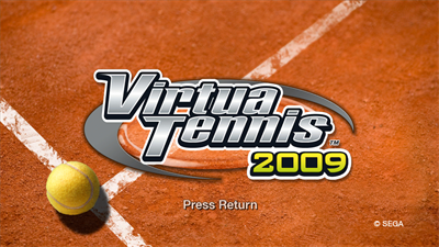 Virtua Tennis 2009 - Screenshot - Game Title Image