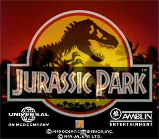 Jurassic Park - Screenshot - Game Title Image
