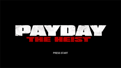 Payday: The Heist - Screenshot - Game Title Image