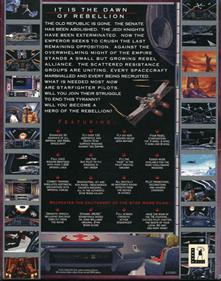 Star Wars: X-Wing (Collector's CD-ROM) - Box - Back Image