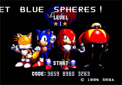 Sonic & Knuckles / Sonic The Hedgehog - Screenshot - Game Title Image