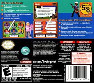 Brain Quest: Grades 5 & 6 - Box - Back Image