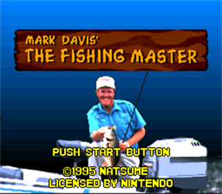 Mark Davis' The Fishing Master - Screenshot - Game Title Image