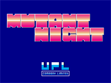 Mutant Night - Screenshot - Game Title Image