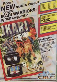 Ikari Warriors (Elite Systems) - Advertisement Flyer - Front Image