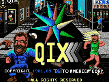 Qix - Screenshot - Game Title Image