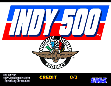 INDY 500 Twin - Screenshot - Game Title Image