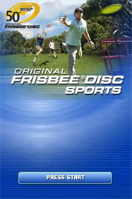 Original Frisbee Disc Sports: Ultimate & Golf - Screenshot - Game Title Image