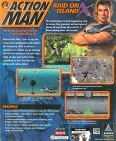 Action Man: Raid on Island X - Box - Back Image