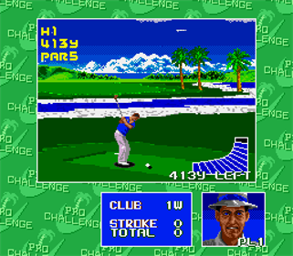 Chi Chi's Pro Challenge Golf - Screenshot - Gameplay Image