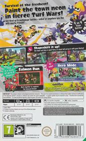 Splatoon 2 - Box - Back Image