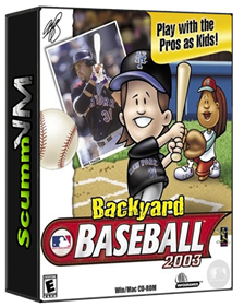 Backyard Baseball 2003 - Box - 3D Image