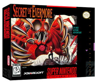 Secret of Evermore - Box - 3D Image