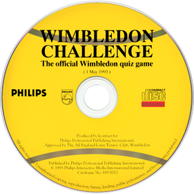 Wimbledon Challenge: The Official Wimbledon Quiz Game - Disc Image