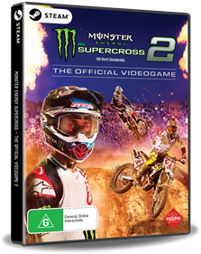 Monster Energy Supercross 2: The Official Videogame - Box - 3D Image
