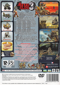 Metal Slug 3 - Box - Back Image