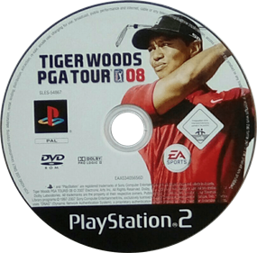 Tiger Woods PGA Tour 08 - Disc Image
