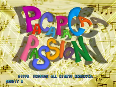 Paca Paca Passion - Screenshot - Game Title Image