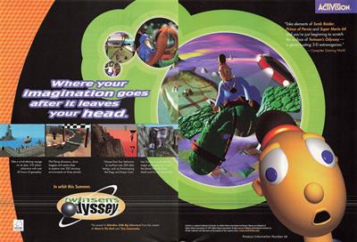 Twinsen's Odyssey - Advertisement Flyer - Front Image