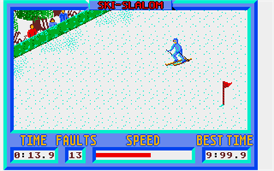 Winter Olympiad 88 - Screenshot - Gameplay Image