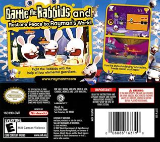 Rayman: Raving Rabbids - Box - Back Image