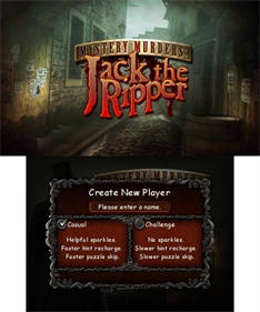 Mystery Murders: Jack the Ripper - Screenshot - Game Title Image