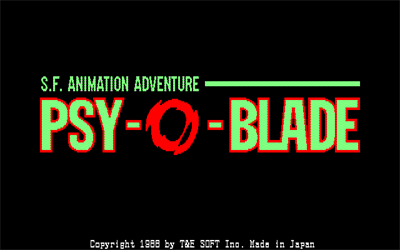 Psy-O-Blade - Screenshot - Game Title Image