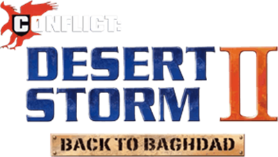 Conflict: Desert Storm II: Back to Baghdad - Clear Logo Image