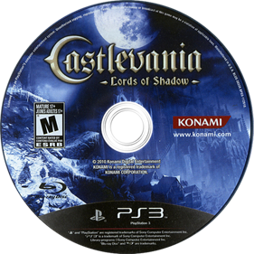 Castlevania: Lords of Shadow - Disc Image