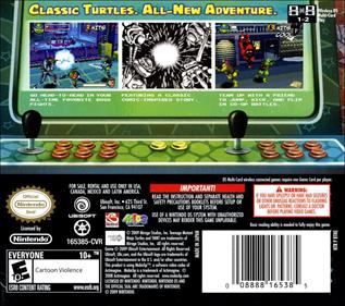 Teenage Mutant Ninja Turtles: Arcade Attack - Box - Back Image