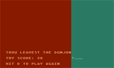 Morloc's Tower - Screenshot - Game Over Image